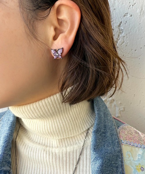 ANNA SUI（アナスイ） ピアス 蝶モチーフ ピアス レディース