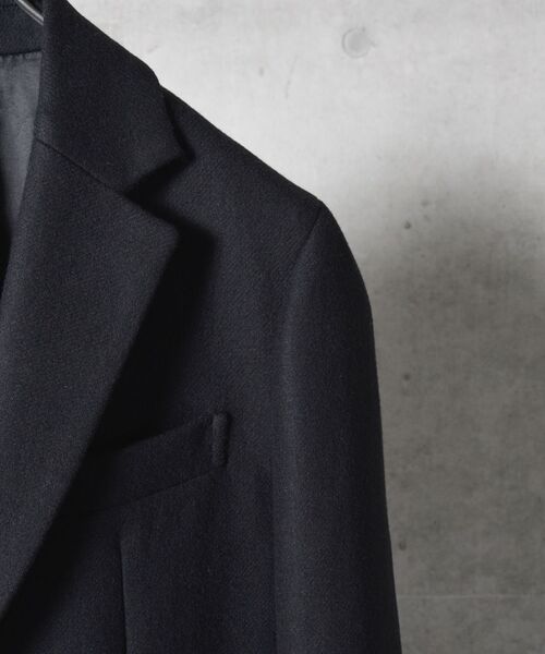 「SHIPS JET BLUE」 チェスターコート LARGE ブラック メンズ_画像2