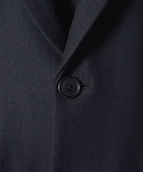 「SHIPS JET BLUE」 チェスターコート LARGE ブラック メンズ_画像7