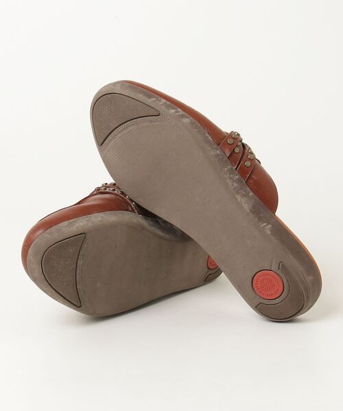 「fitflop」 フラットサンダル UK4.5 ブラウン レディース_画像3