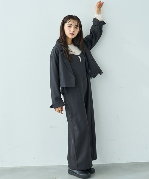 M.U ROMPERS BK ロンパース サロペット オールインjaponess feepur（フェピュール） サロペット オーバーオール 「TALLサイズあり