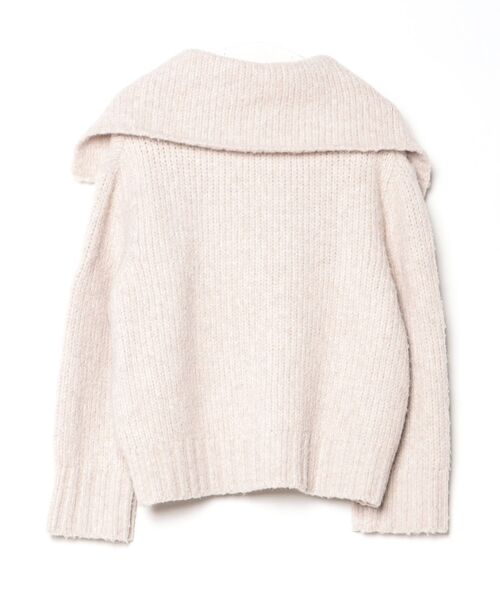 「Her lip to」 ニットカーディガン M ベージュ レディース_画像2