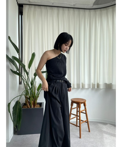 「HANNE」 スウェットカットソー FREE グレー レディース_画像7