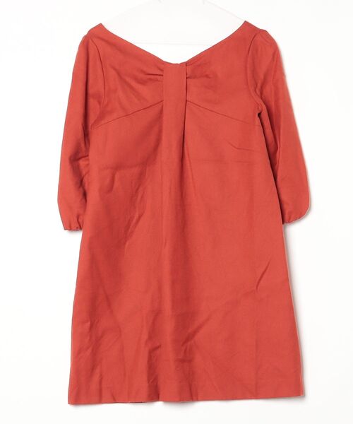 「Rubyrivet」 7分袖ワンピース 38 オレンジ レディース_画像2
