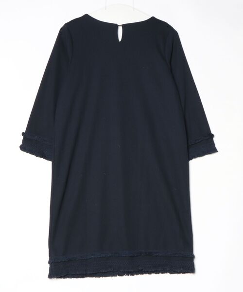 「Discoat Parisien」 長袖ワンピース M ネイビー レディース_画像2