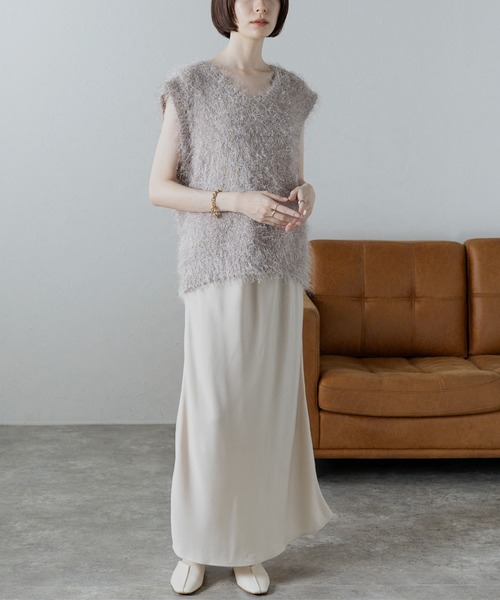 「meilmada」 スウェットカットソー FREE グレー レディース_画像9