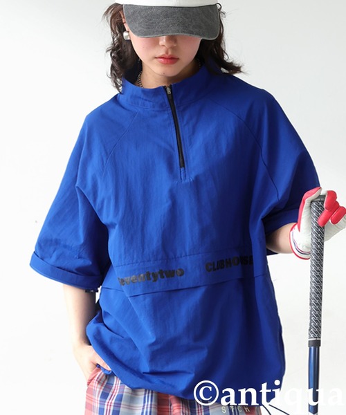 【タグ付】STCH antiqua スタンドネック 2WAY トップス antiqua（アンティカ） 「STCH」 スタンドネック 2WAY トップス