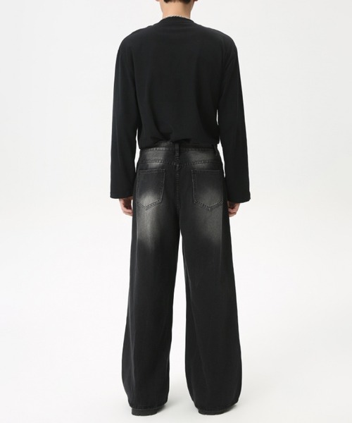 「WESTBOY」 デニムパンツ L ブラック メンズ_画像3