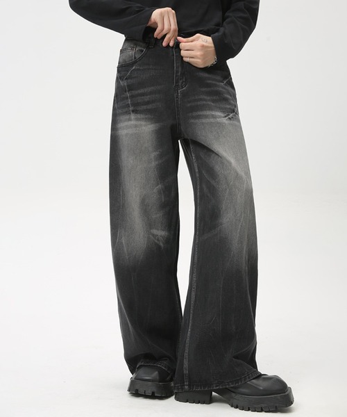 「WESTBOY」 デニムパンツ L ブラック メンズ_画像5