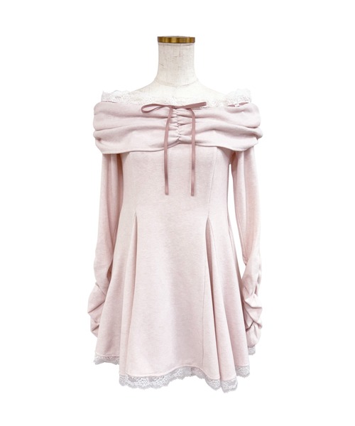 Rose Muse（ロゼミューズ） ワンピース Off shoulder lace mini o/p