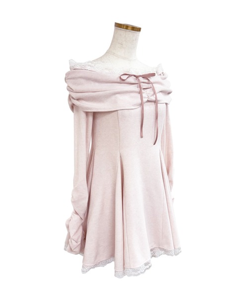 Rose Muse（ロゼミューズ） ワンピース Off shoulder lace mini o/p