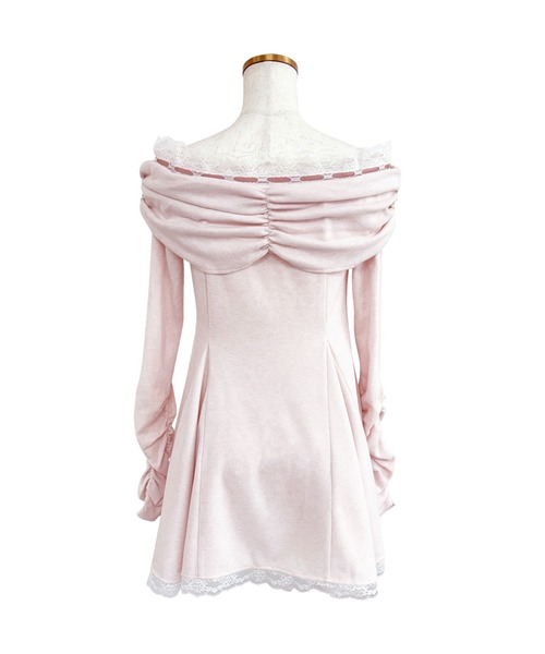 Rose Muse(ロゼミューズ) ワンピース Off shoulder lace mini o/p Rose Muse(ロゼミューズ) ワンピース Off shoulder lace mini o/p