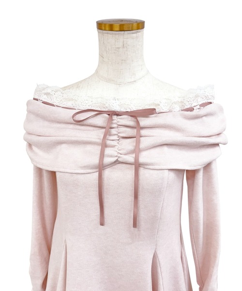 Rose Muse（ロゼミューズ） ワンピース Off shoulder lace mini o/p