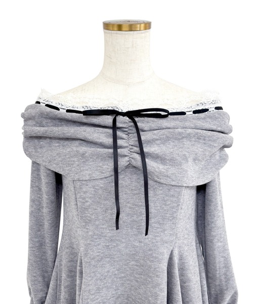 Rose Muse（ロゼミューズ） ワンピース Off shoulder lace mini o/p