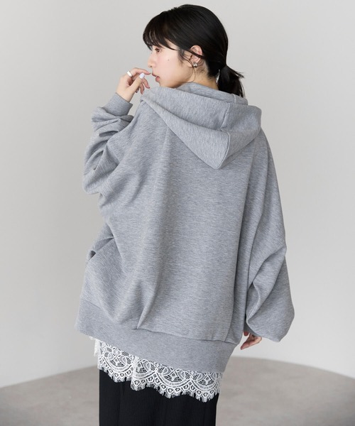 ポケット パーカー ダンボールWジップパーカー レディース : ZOZOTOWN