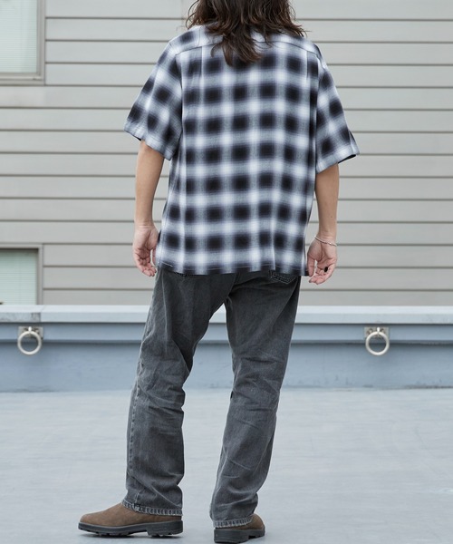 TOWNCRAFT（タウンクラフト） シャツ 60S LOOP COLLAR SHIRT オンブレ