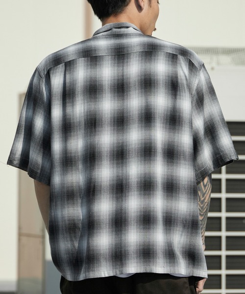 TOWNCRAFT（タウンクラフト） シャツ 60S LOOP COLLAR SHIRT オンブレ