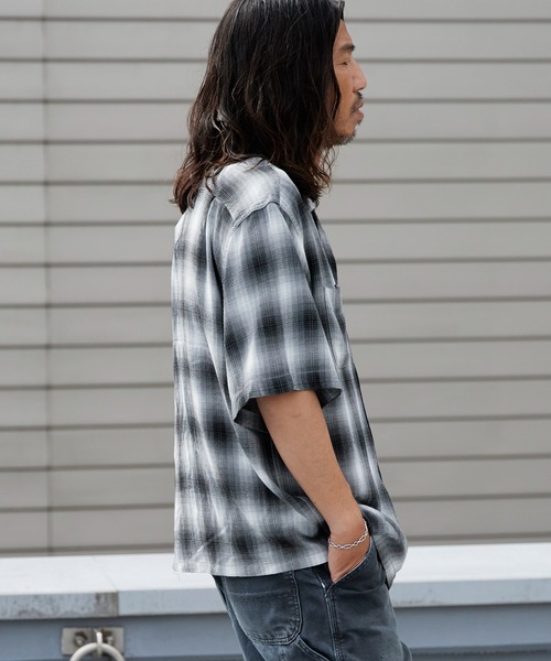 TOWNCRAFT（タウンクラフト） シャツ 半袖 60S LOOP COLLAR SHIRT