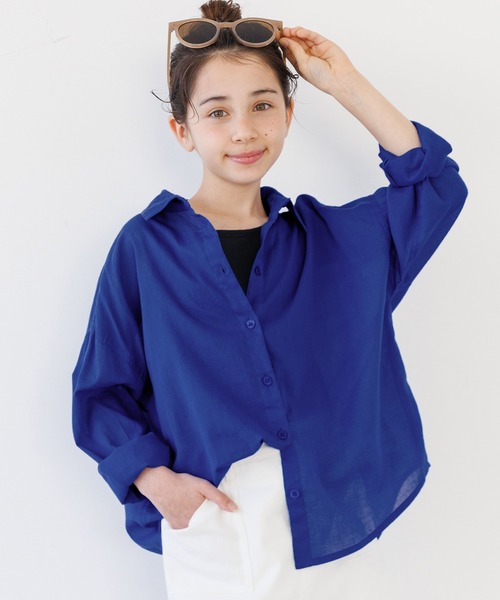 BURBERRY（バーバリー） 「KIDS」ストライプ柄長袖シャツ 160A