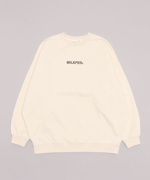 「MILKFED.」 スウェットカットソー ONE SIZE オフホワイト レディース_画像2