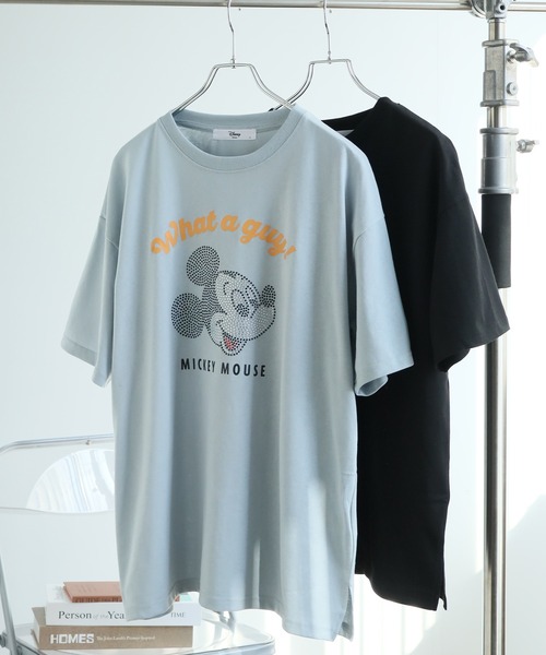 Disney（ディズニー） tシャツ 半袖 アートワークデザイン ライン