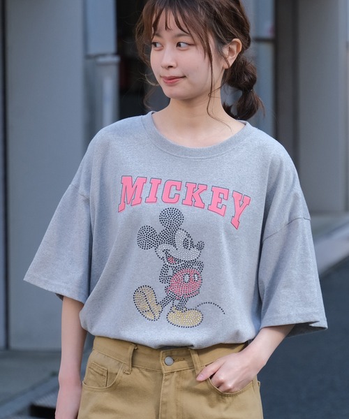 Disney（ディズニー） tシャツ 半袖 アートワークデザイン ライン
