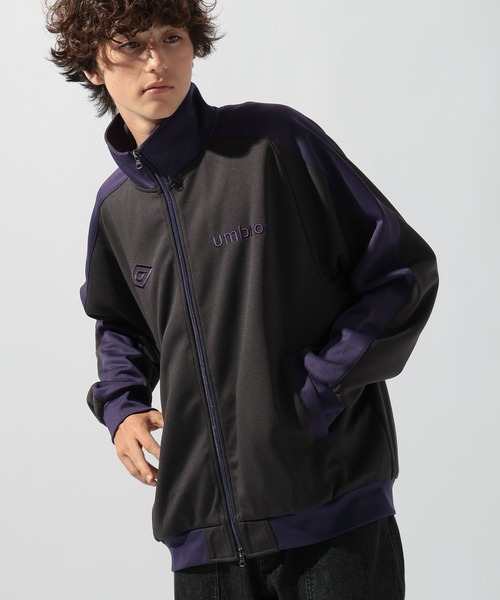umbro（アンブロ） ジャージブルゾン MEDIUM チャコール メンズ