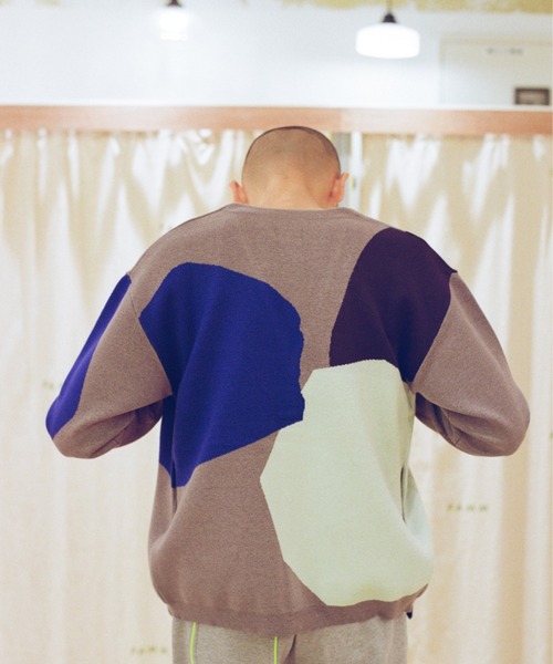 「PAMM」 ニットカーディガン フリー クリーム レディースの画像