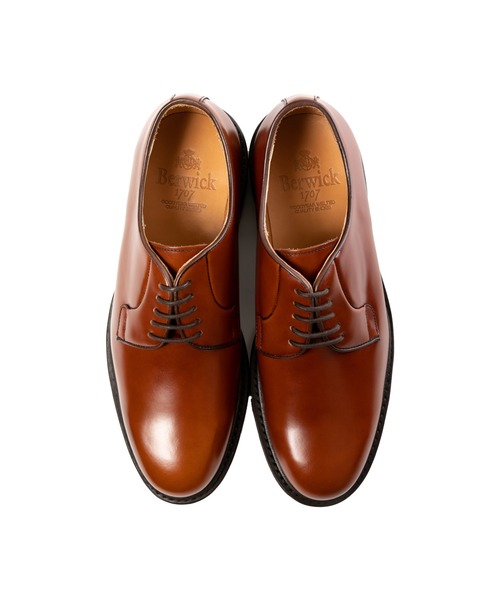 「Berwick1707」 シューズ 8.5 バーガンディー メンズの画像