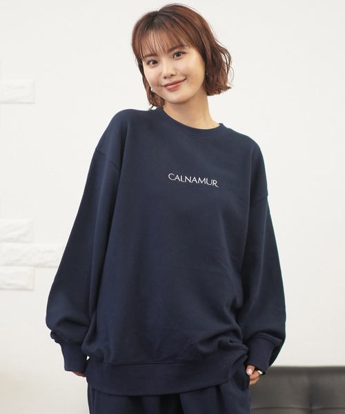 「CALNAMUR」 スウェットカットソー「calnamurコラボ」 - ピンク レディース_画像2