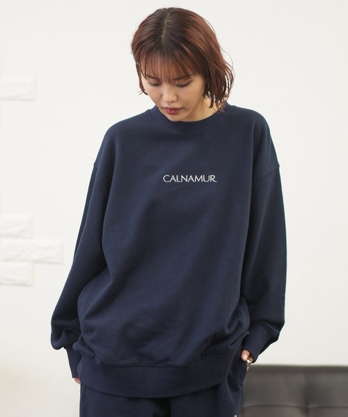 「CALNAMUR」 スウェットカットソー「calnamurコラボ」 - ピンク レディース_画像9