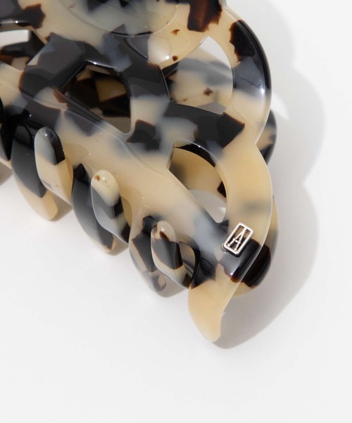 「ALEXANDRE DE PARIS」 ヘッドアクセサリー MEDIUM ブラウン レディース_画像9