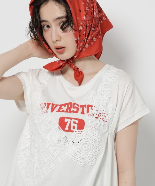 niko and…（ニコアンド） tシャツ 半袖 ヴィンテージグラフィック