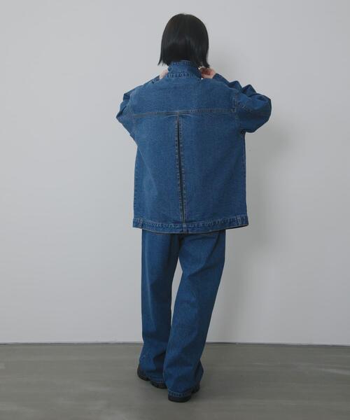 「KBF」 デニムジャケット ONE ブルー レディース_画像6