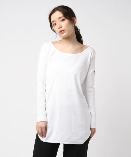 「DOUBLE STANDARD CLOTHING」 長袖カットソー 38 ブラック レディース_画像4