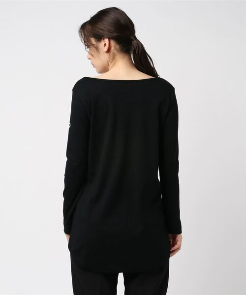 「DOUBLE STANDARD CLOTHING」 長袖カットソー 38 ブラック レディース_画像5