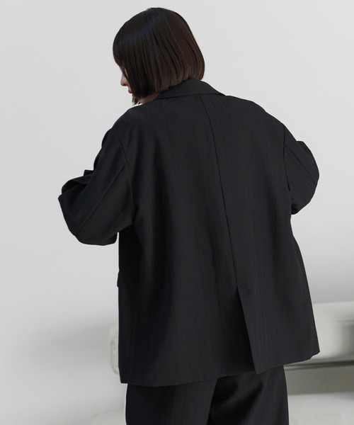 「Anui」 ジャケット MEDIUM チャコールグレー レディース_画像5