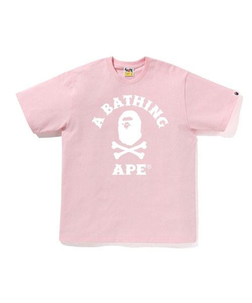 tシャツ APE CROSSBONE COLLEGE TEE メンズ レディースの画像