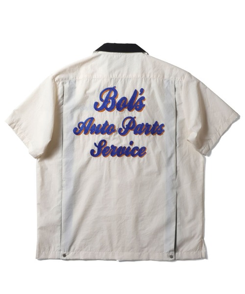 HOUSTON（ヒューストン） シャツ 半袖 ブロードボーリングシャツ(BOL's