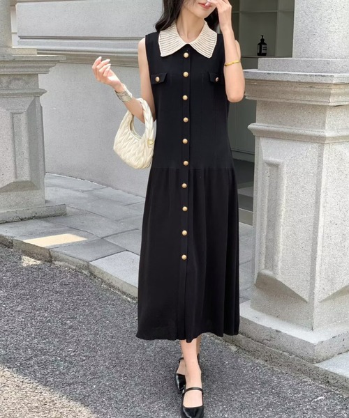 FAVORITO ワンピース 襟付きニットワンピース : ZOZOTOWN Yahoo!店 