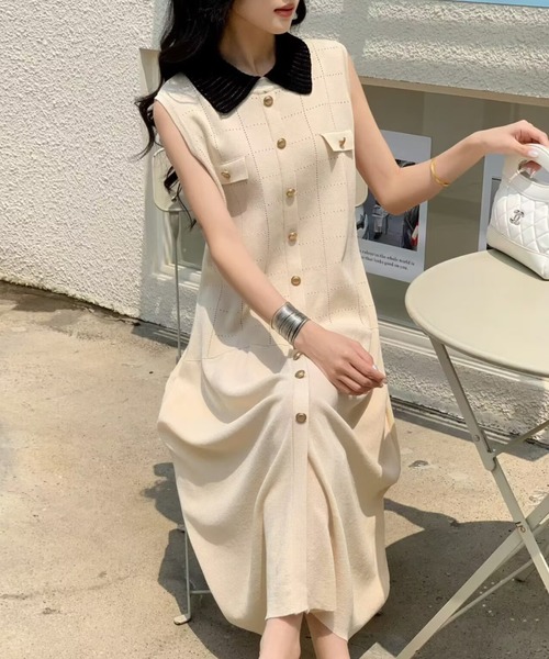 FAVORITO ワンピース 襟付きニットワンピース : ZOZOTOWN Yahoo!店 