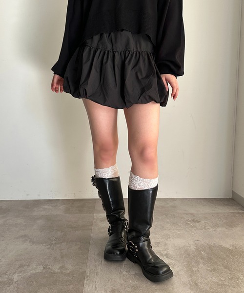 「apres jour mignon」 ミニスカート X-LARGE ブラック系その他 レディース_画像2