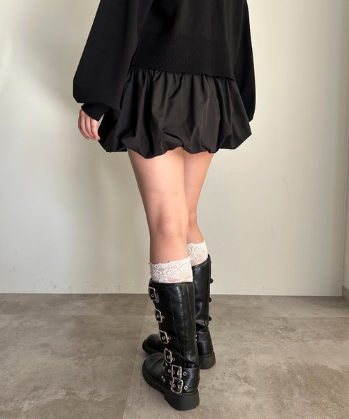 「apres jour mignon」 ミニスカート X-LARGE ブラック系その他 レディース_画像4