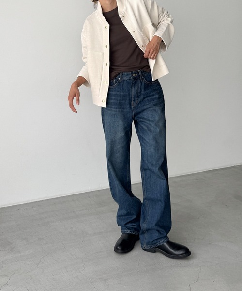 「CANAL JEAN」 長袖カットソー ONE SIZE ホワイト レディース_画像9