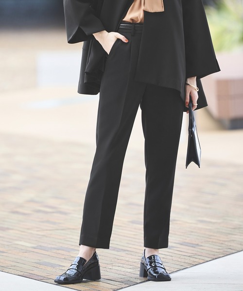「RUIRUE BOUTIQUE」 パンツスーツ L ベージュ レディース_画像7