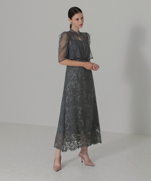 「Leja」 コンビワンピース MEDIUM グレー レディース_画像2