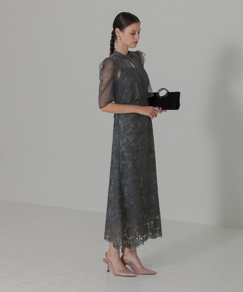 「Leja」 コンビワンピース MEDIUM グレー レディース_画像3