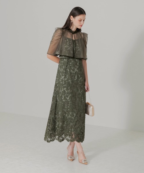 「Leja」 コンビワンピース MEDIUM グレー レディース_画像9