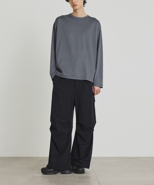 「PUBLIC TOKYO」 長袖Tシャツ 2 ホワイト メンズ_画像8