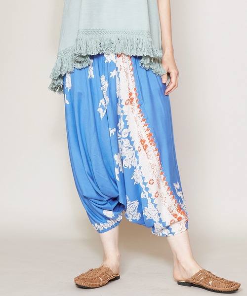 パンツ チャイハネ Yul バティック風プリントサルエルパンツ サロペット 2way Zozotown Paypayモール店 通販 Paypayモール